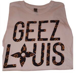 Geez Louis monogrammed T-shirt